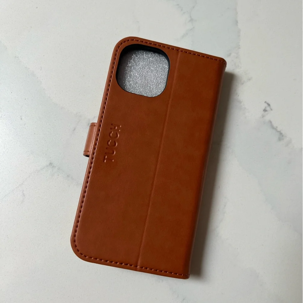 iPhone 15 Faux Leather Phone Card Case Brand New
